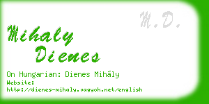mihaly dienes business card
